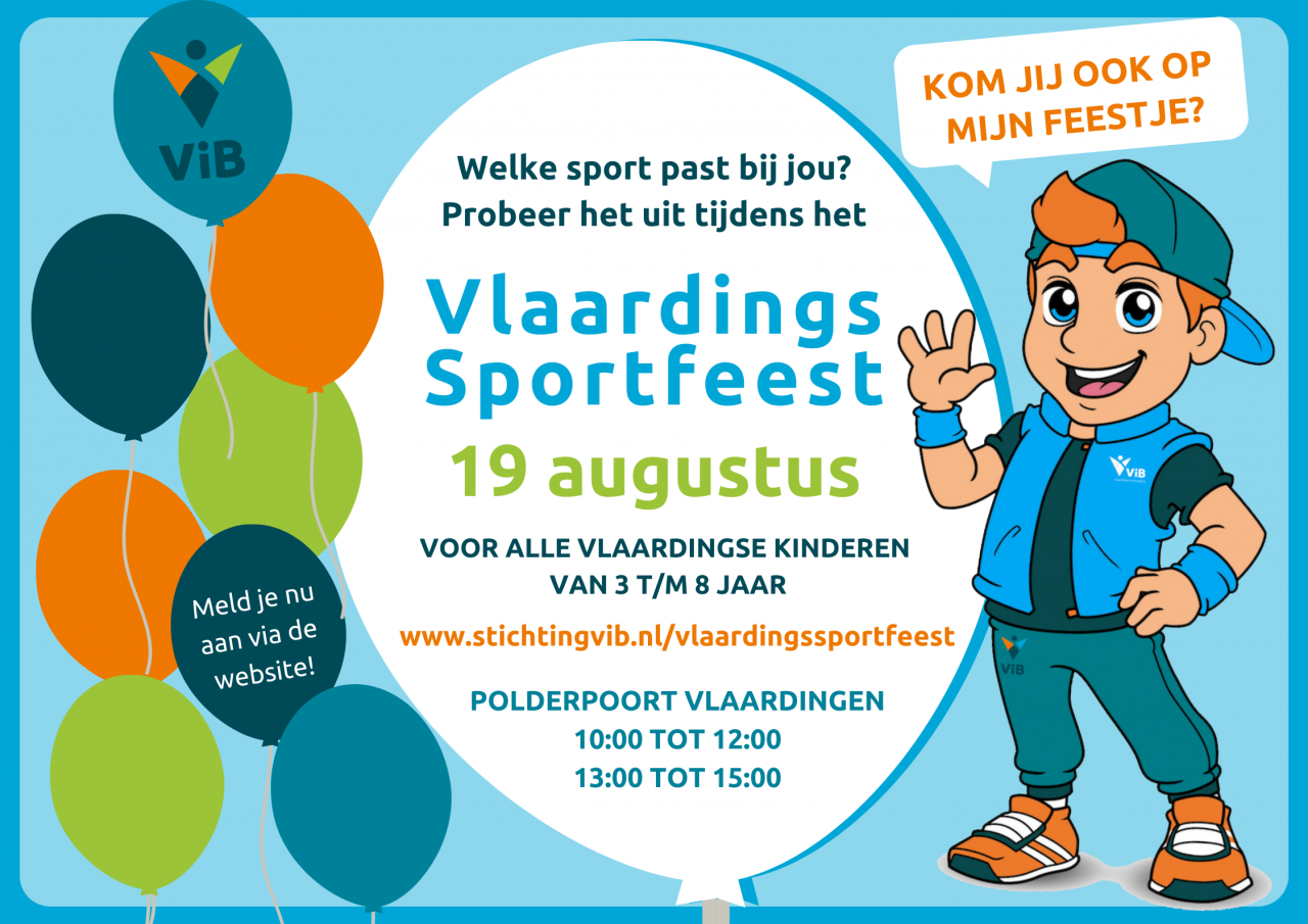 flyer sportfeest kinderen 2022